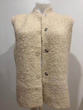 Marks and Spencer’s UK-Cozy Cappuccino Vest
